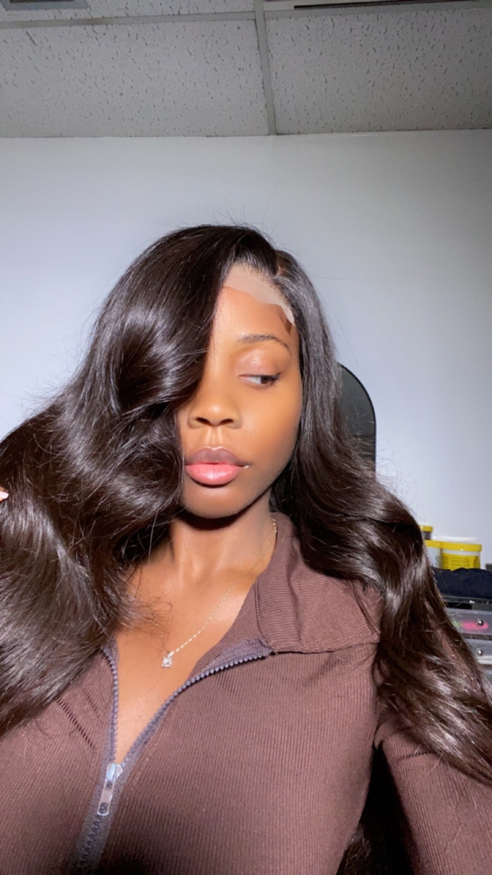 RAW hair closure wigs