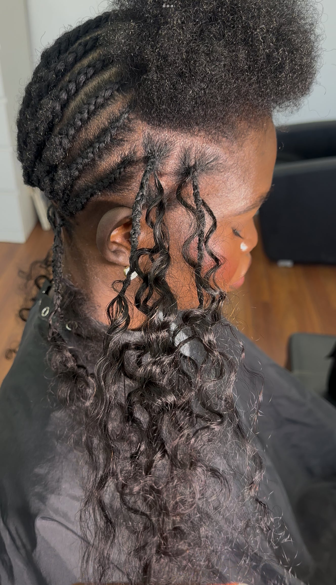 Human hair crochet