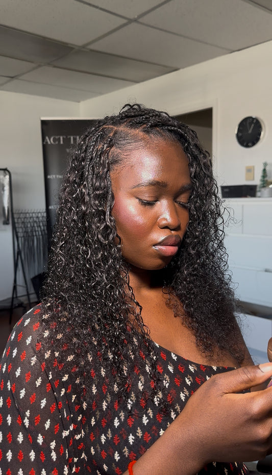 Human hair crochet